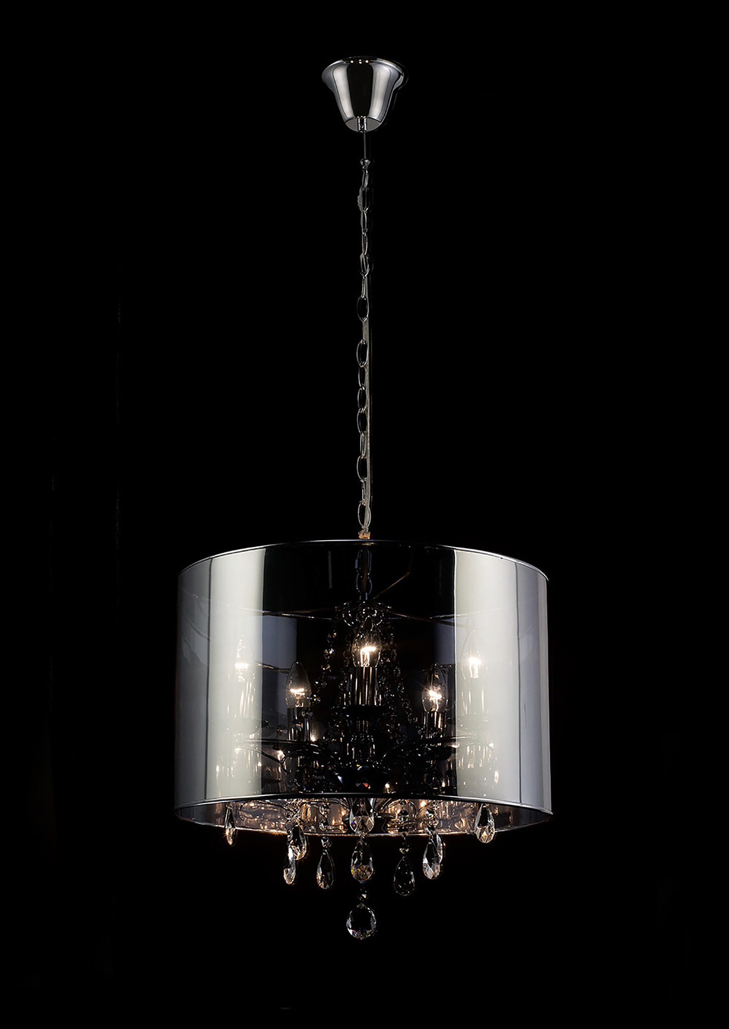 IL30461  Trace Crystal Pendant 5 Light